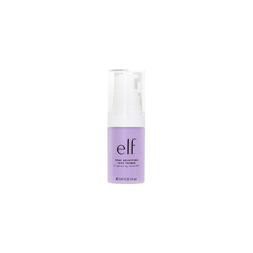 e.l.f. Brightening Lavender Face Primer  Face Makeup Primer For Neutra