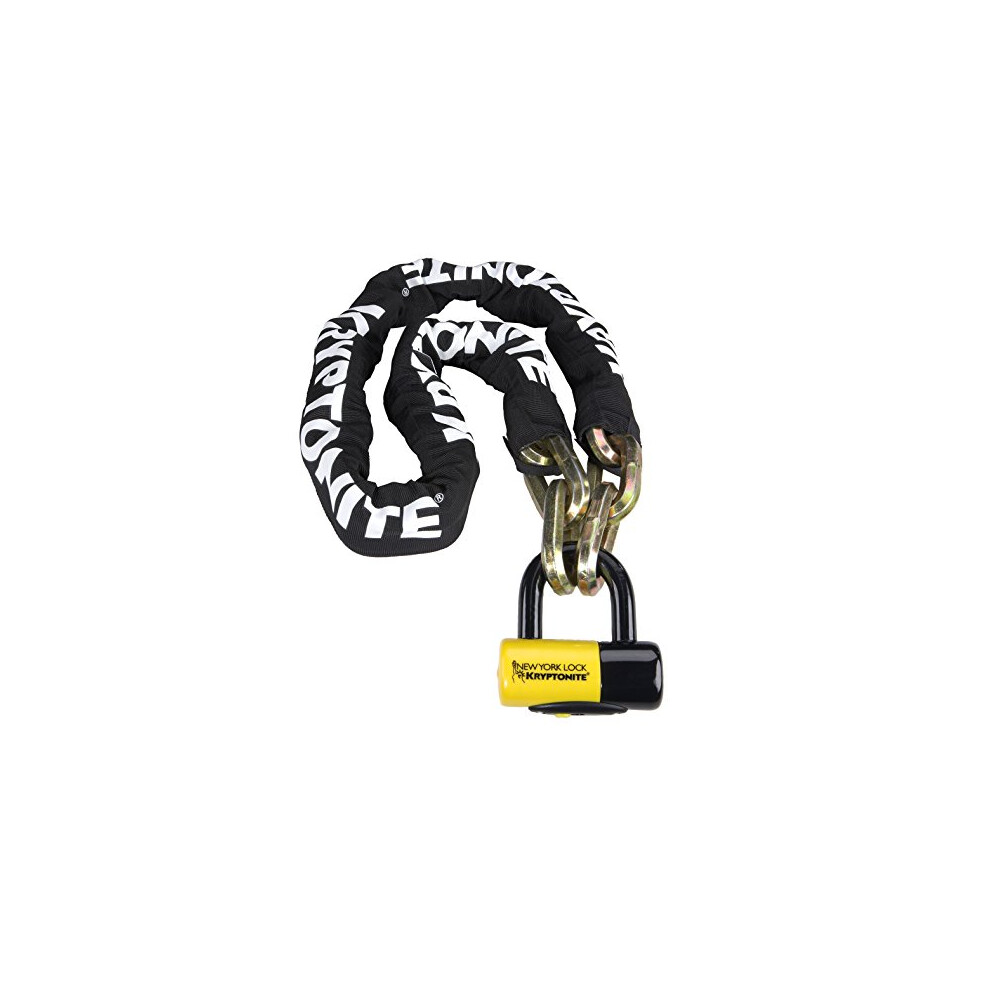 Kryptonite New York FAHGETTABOUDIT 1415 14mm Chain & New York Lock 15m