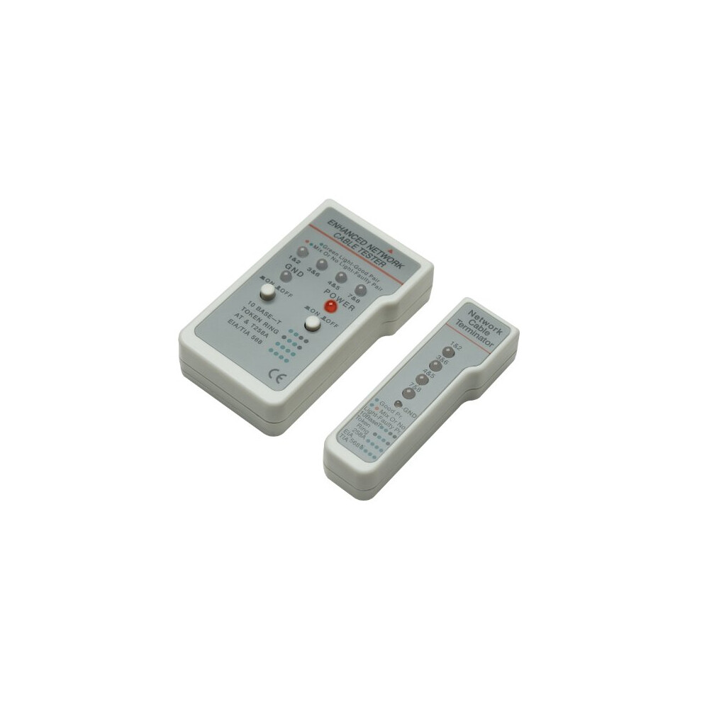 MANHATTAN Multifunction Cable Tester RJ-45/RJ-11 (351898)