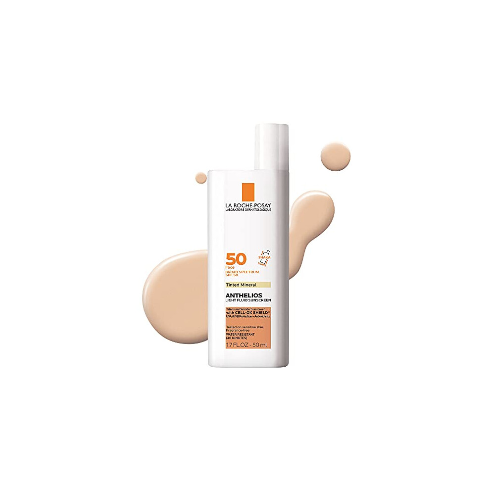 La Roche-Posay Anthelios Tinted Sunscreen SPF 50  Ultra-Light Fluid Br