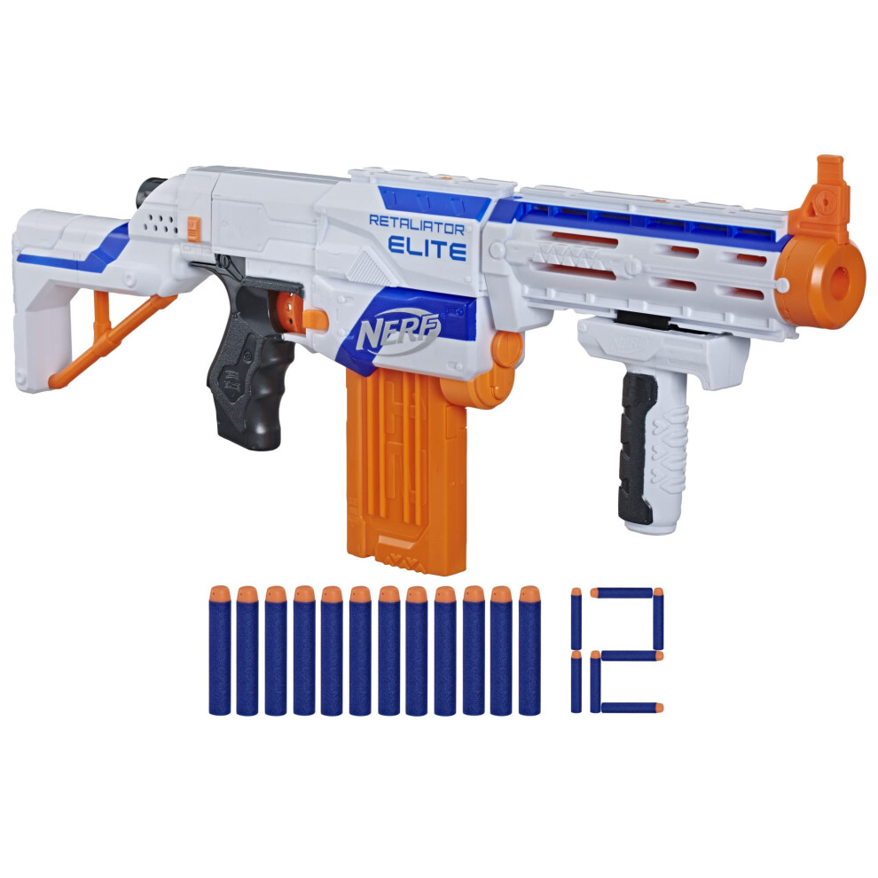 Nerf N-Strike Elite Retaliator Dart Blaster  Stock  Grip  Barrel  12-D