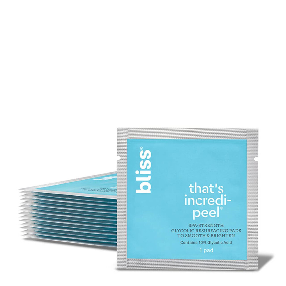 Bliss Thats Incredi-Peel glycolic Resurfacing Facial Pads - 15 ct - Si