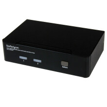 StarTech.com 2 Port USB HDMI KVM Switch with Audio and USB 2.0 Hub - 1