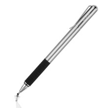 Stylet capacitif Mixoo Smart Pen ΰ pointe disque et fibre 2 en 1 : stylet haute sensibilitι et prιcision pour ιcrans tactiles (gris sidιral)
