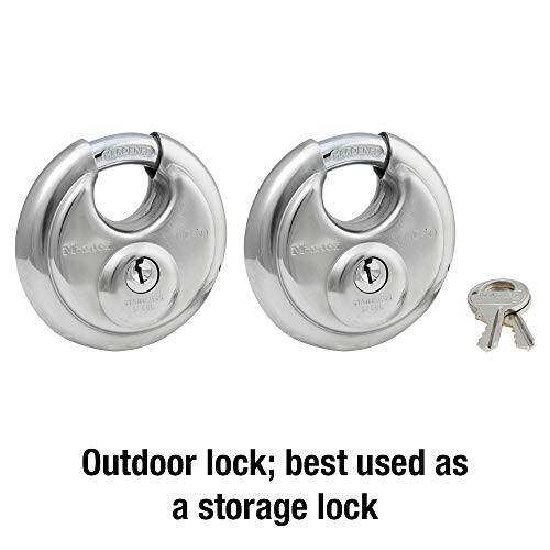 Master Lock Master Lock 40T Stainless Steel Discus Padlock  2 Pack 2