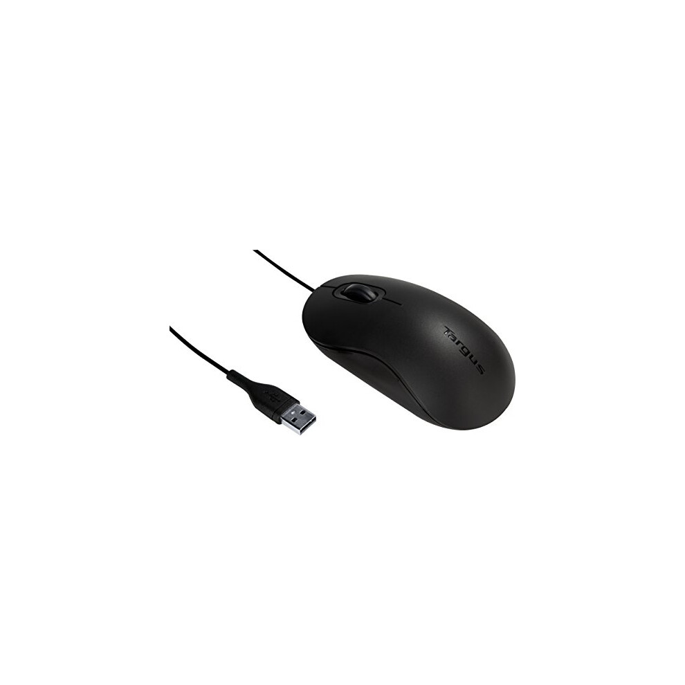 Targus 3-Button USB Full-Size Optical Mouse with 6-Foot USB Cord  Supp