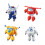 super wings Super Wings 5"" Transforming Characters 4-Pack   Combine Jett  Paul  A 1
