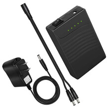 TalentCell 12V Power Bank, Uppladdningsbart 12V 3000mAh DC Utgång Lithium ion Batteri med Laddare för LED Strip/Ljus/Panels