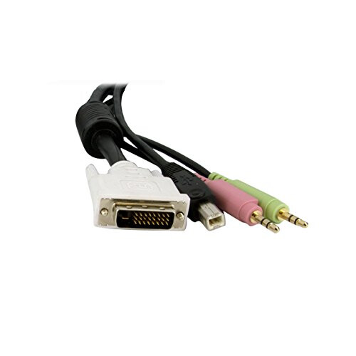 StarTech.com StarTech.com 4-in-1 Cable for KVMs with Dual Link DVI and USB - Audio 2