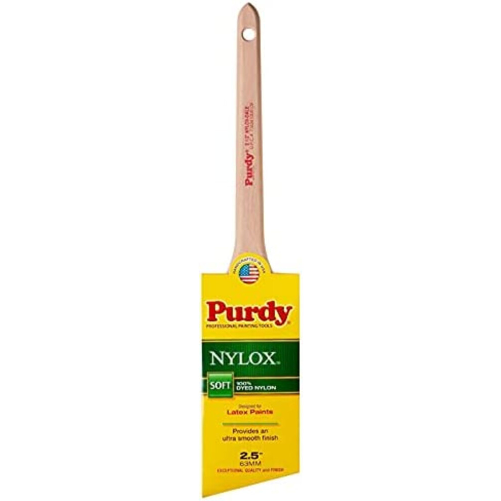 2-1/2"" Purdy 144080225 Nylox Dale Angled Sash Paint Brush  Tynex Nylo