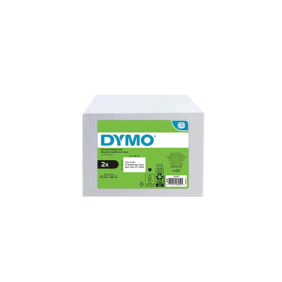 DYMO Authentic LW Extra-Large Shipping Labels for LabelWriter Label Pr