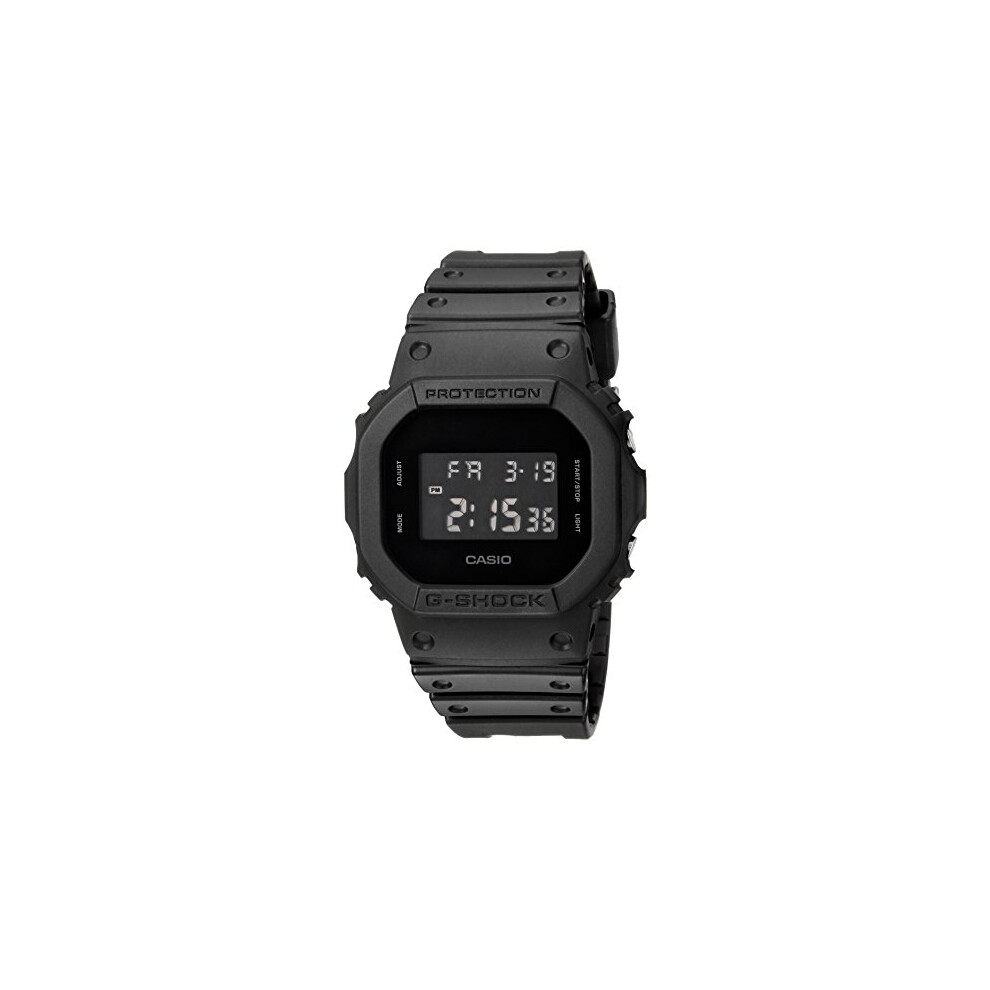 CASIO G Shock Quartz Watch with Resin Strap  Black  30 (Model: DW-5600