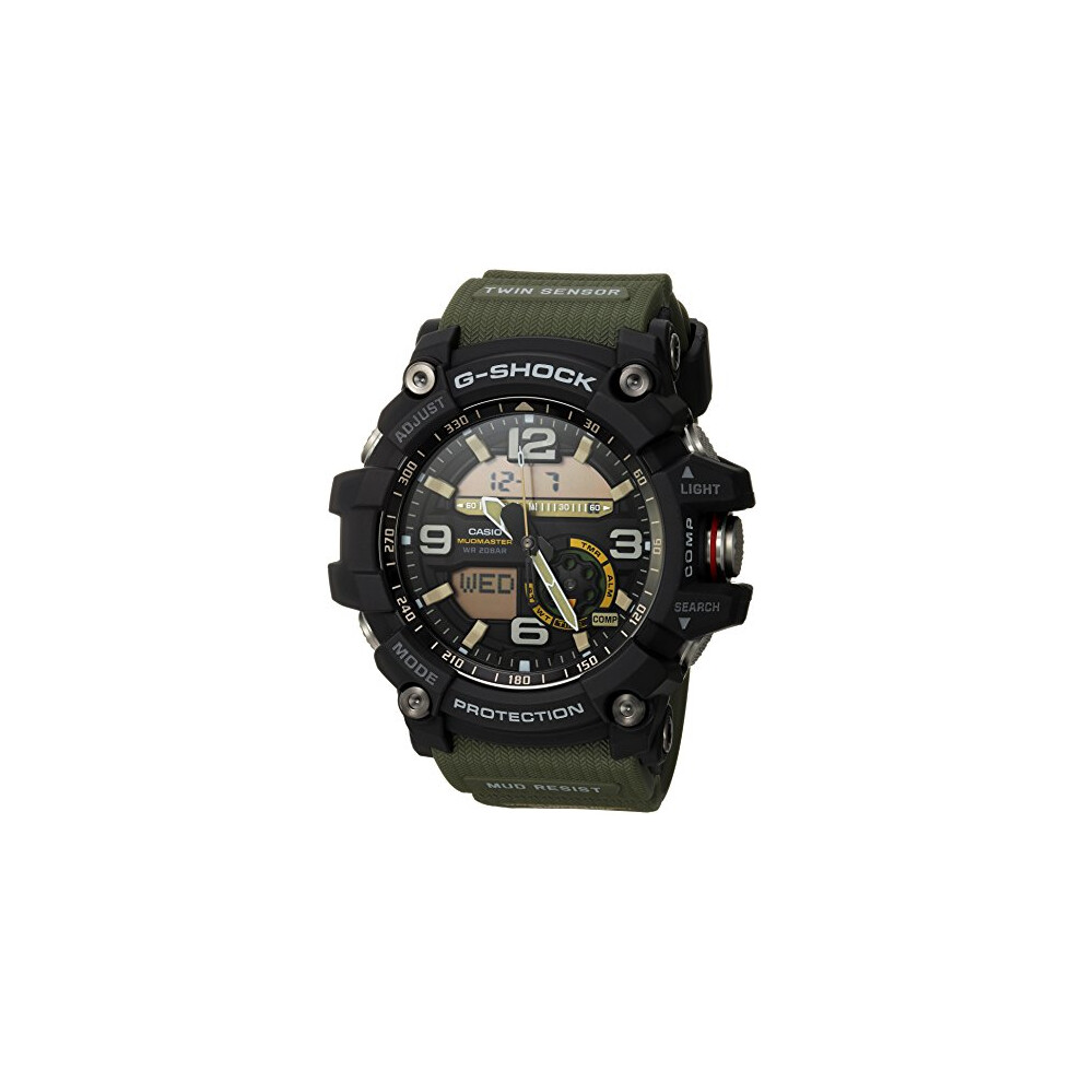 Casio Mens GG-1000-1A3CR Mudmaster G-SHOCK Quartz Casual Watch  Green