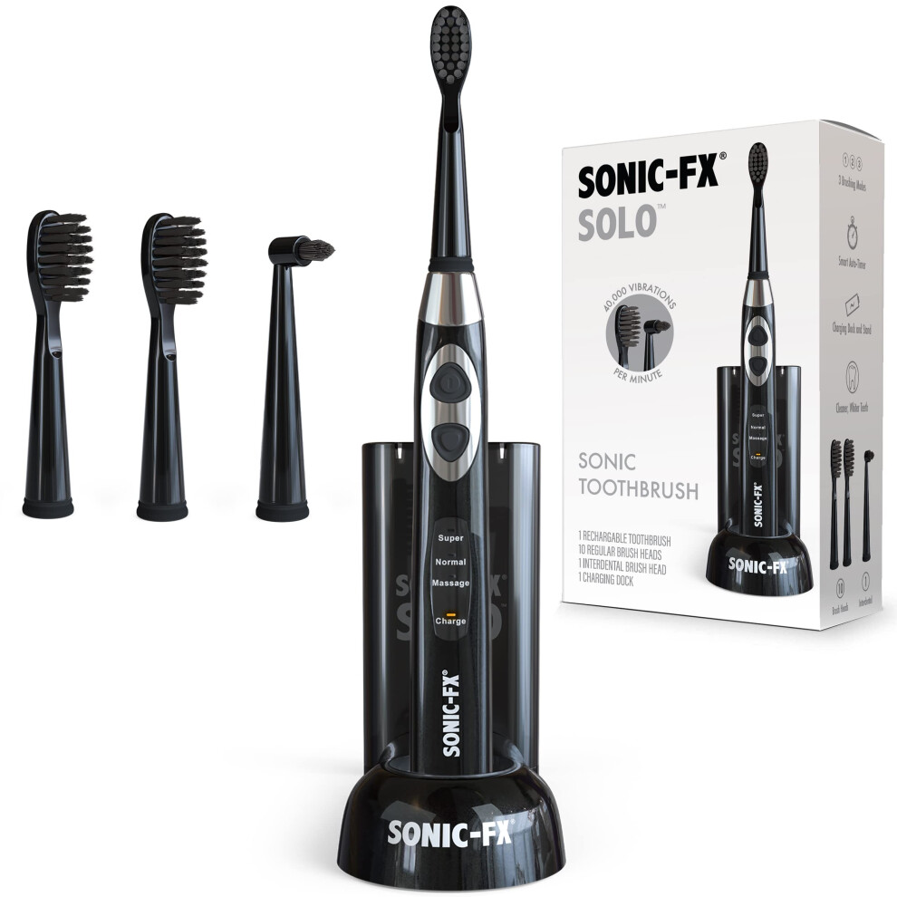 Sonic-FX Solo Electric Toothbrush - 3 Brushing Modes - with Intelligen