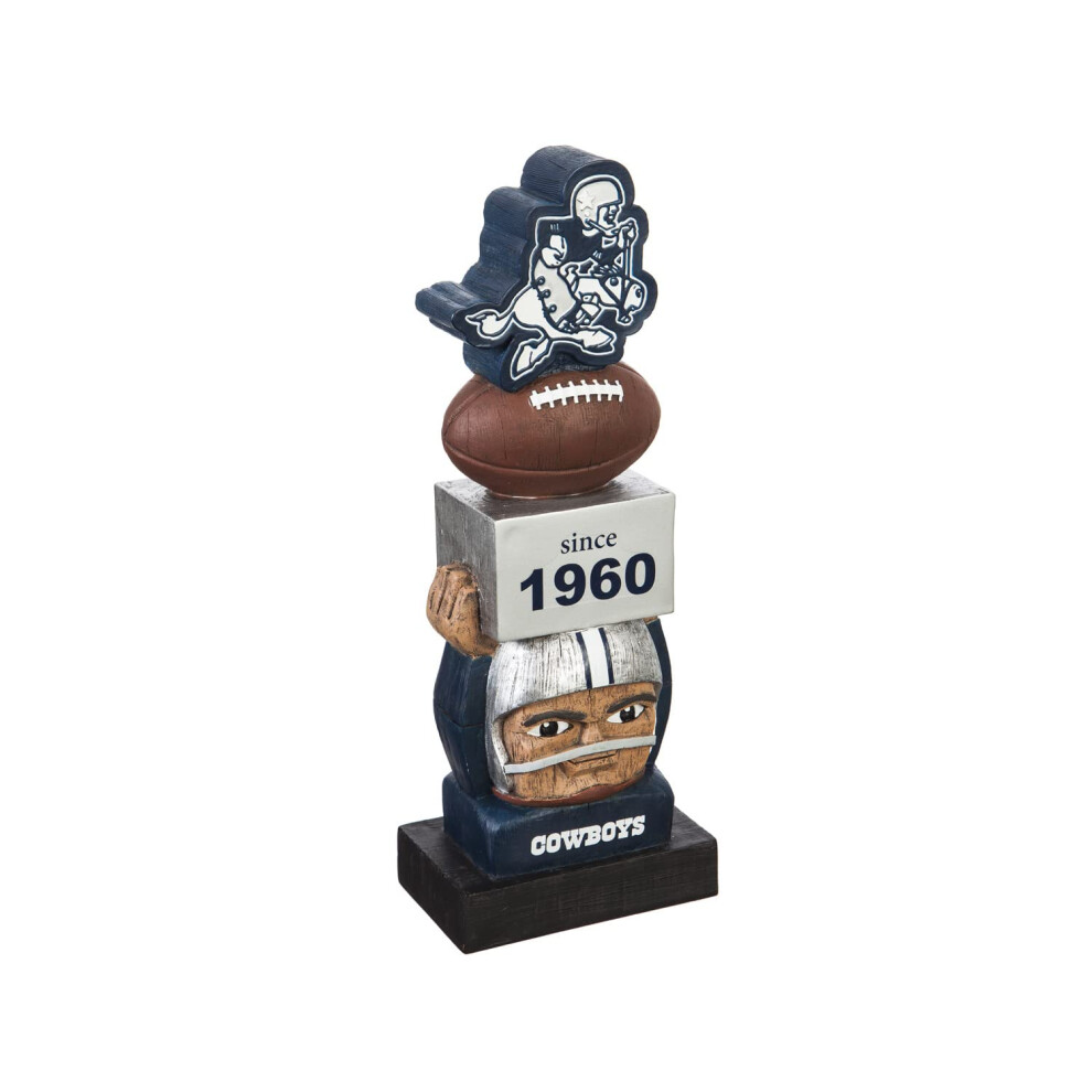 Team Sports America Dallas Cowboys Vintage NFL Tiki Totem Statue