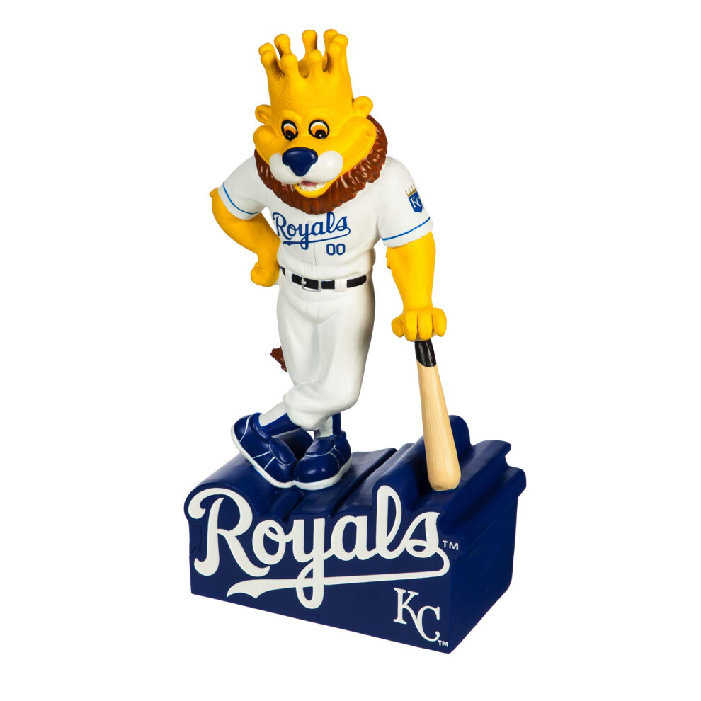 Evergreen MLB Kansas City Royals Mascot DesignGarden Statue  Team Colo