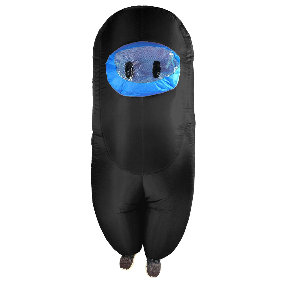 Photos - Fancy Dress STUDIO HALLOWEEN Amongst Us Blue Imposter Sus Crewmate Killer Inflatab Blue SH21139