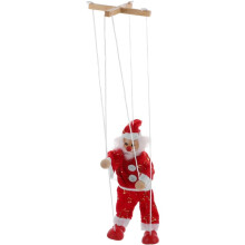 Totority String Christmas Marionette Puppets Clown Santa Toy Christmas Vintage Santa Puppet Toys Marionette Puppet Doll