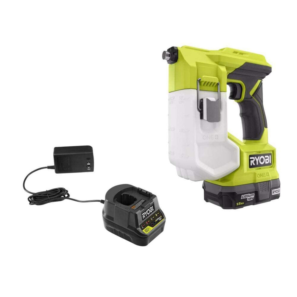 Ryobi One 18V cordless Handheld Sprayer Kit with (1) 15 Ah Battery and