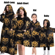 (FH123, XS) Winter Hoodies Sweatshirt Women Men Pullover Fleece Giant TV Oversized Blanket
