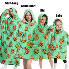 (FH115, S) Winter Hoodies Sweatshirt Women Men Pullover Fleece Giant TV Oversized Blanket
