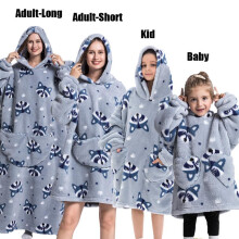 (FH125, XS) Winter Hoodies Sweatshirt Women Men Pullover Fleece Giant TV Oversized Blanket