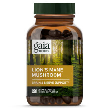 Gaia Herbs, Löwenmähne-Pilz, 120 Vegane Kapseln