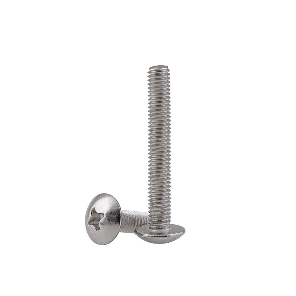 Adiyer 40-Pack Metric M4 X 30Mm Machine Screws For Cabinet Drawer Knob Pull Handle 304 Stainless Steel Truss Head Bolts Phillips Drive 653472985025
