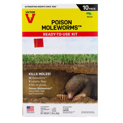 Victor M6009 Giftdodende Mollenwormen, Geel