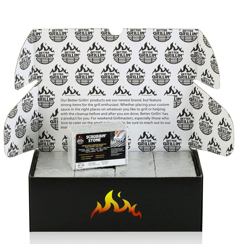 Better grillin Scrubbin Stone grill cleaner-Scouring BrickBarbecue gri-image-OPC-PFPKYJM-NEW