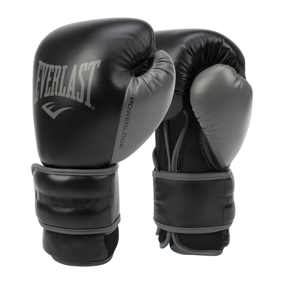 Everlast PowerLock2 Training Glove 14Oz Black/Gray