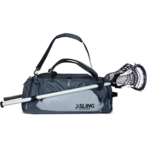 Lacrosse Tasche Hybrid 3.0 - Rucksack oder Duffel, Platz für 2 Schläger und 40L Ausrüstung