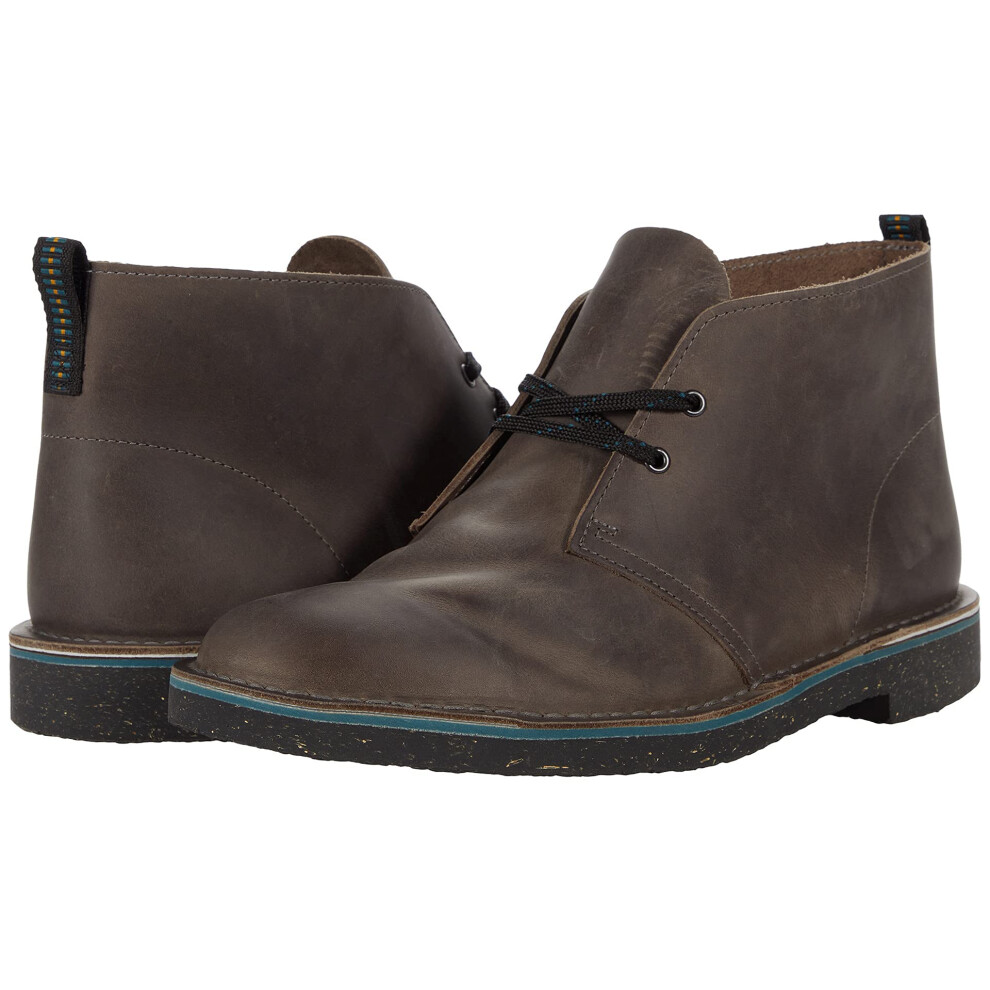 Clarks Bushacre 3 Dark Grey Leather 9.5 D (M)