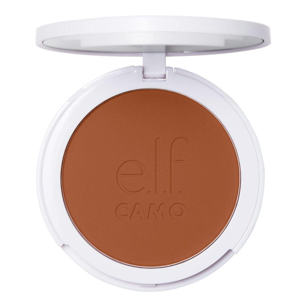 e.l.f. Camo Powder Foundation  Lightweight  Primer-Infused Buildable &