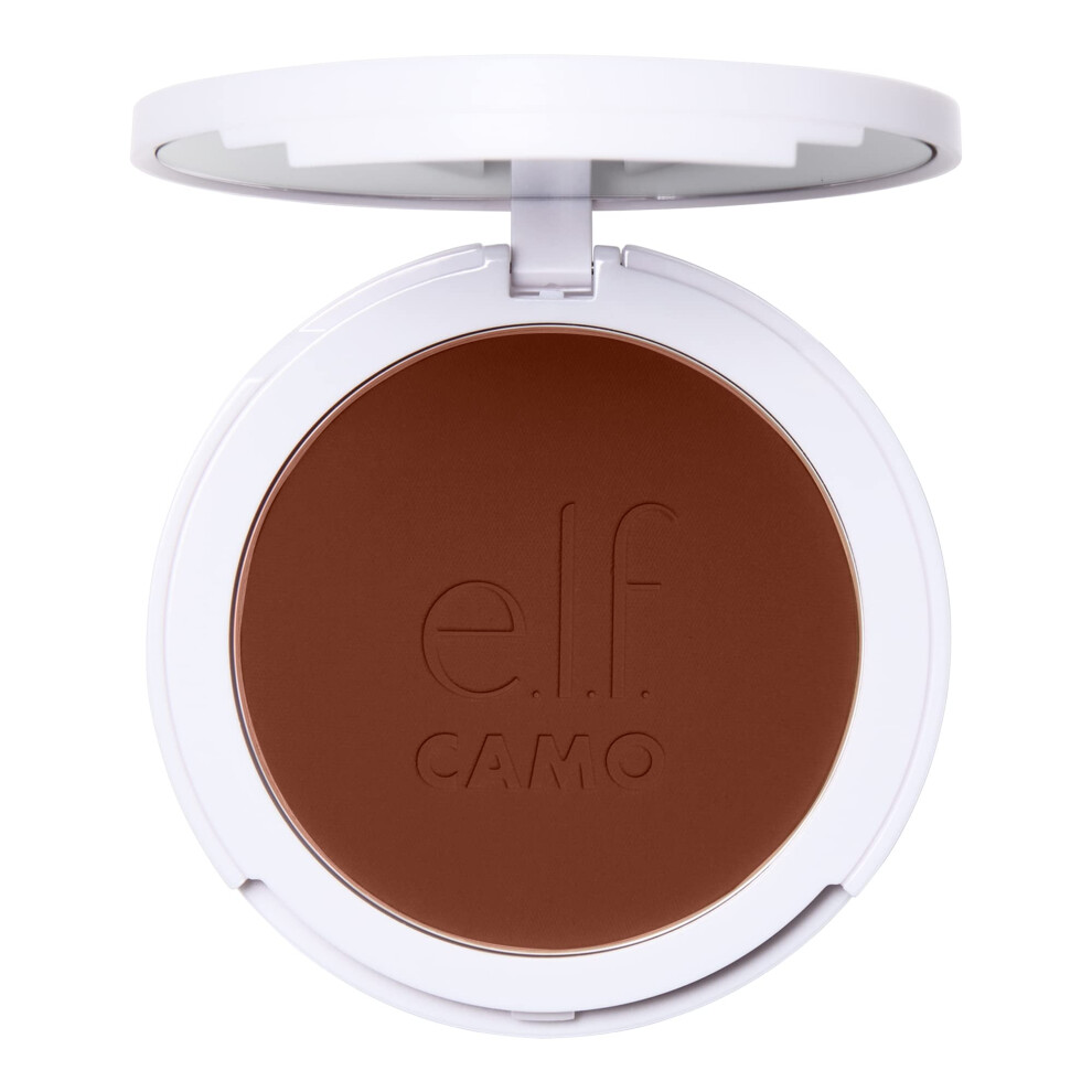 e.l.f. Camo Powder Foundation  Lightweight  Primer-Infused Buildable &