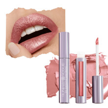 Set di rossetti liquidi Runway Rogue Silk Glam a lunga tenuta, fard smerigliato, rossetto rosa-rosato