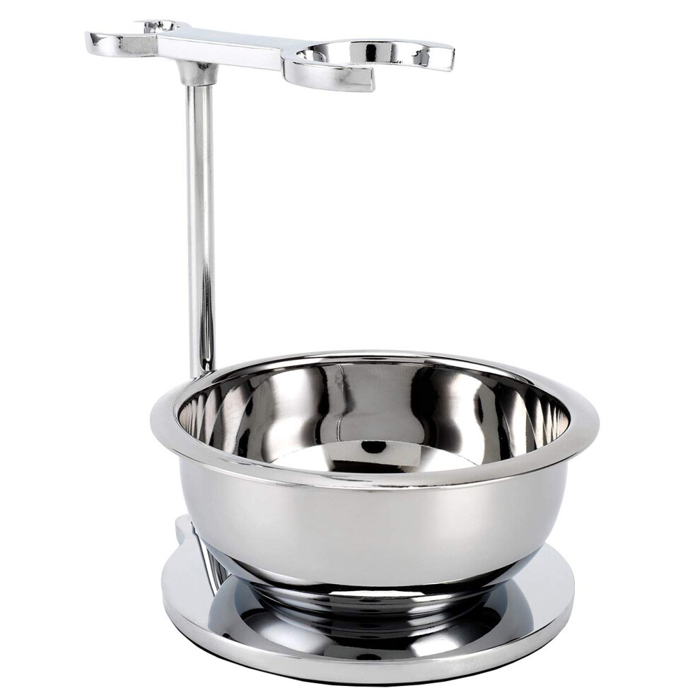 Sanwa Deluxe Heavyweight Shaving Brush Razor Stand With Unbreakable St