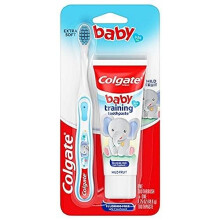 Colgate Baby Training Toothpaste and Toothbrush Kit  Mild Fruit Flavor