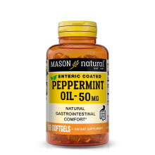 Mason Natural, Huile de Menthe Poivrée, Enrobage Entérique, 50 mg, 90 Softgels