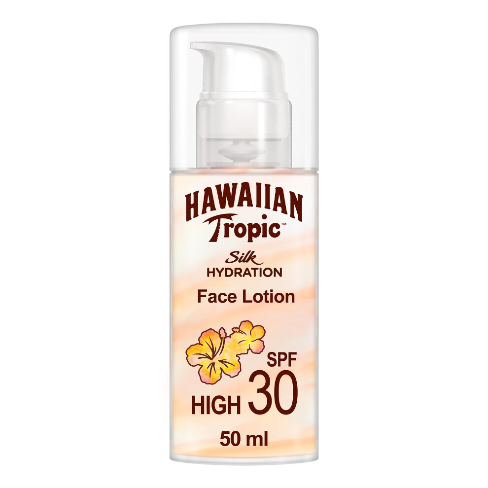 Hawaiian Tropic Silk Hydration Air Soft Face Spf30 Sun Locion 50Ml