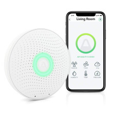 Airthings 2930 Wave Plus - Radon & Air Quality Monitor (cO2 VOc Humi