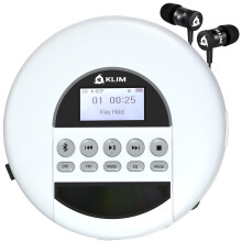 KLIM Nomad - New 2023 - Portable cD Player Walkman with Long-Lasting B