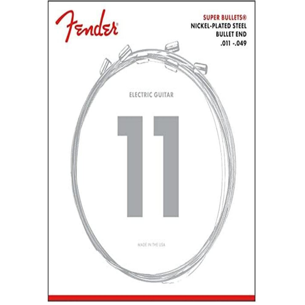 Fender Super 3250 Bullet Electric guitar Strings  Nickel Plated Steel