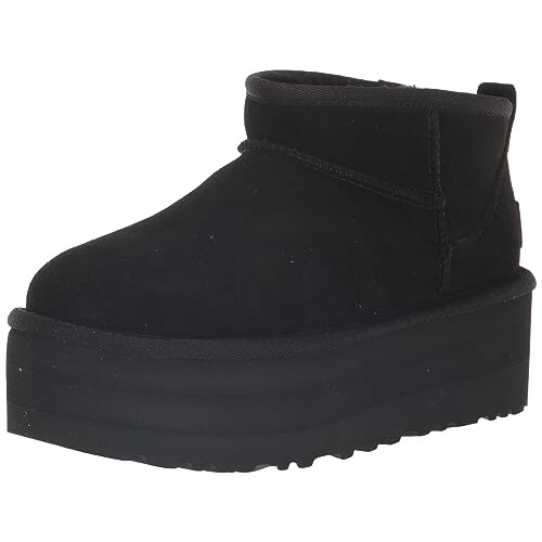 UGG UGG Damen Classic Ultra Mini Platform Boot, Schwarz, 8
