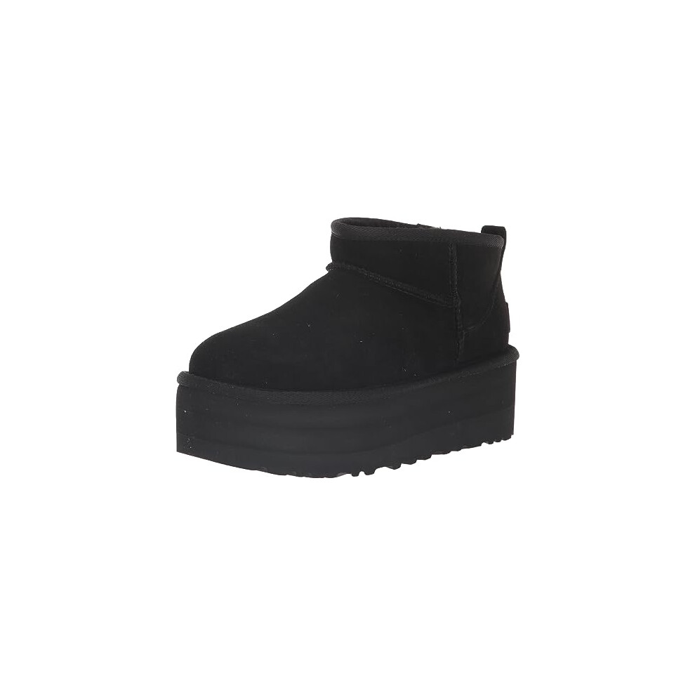 Ugg Womens classic Ultra Mini Platform Fashion Boot  Black  8