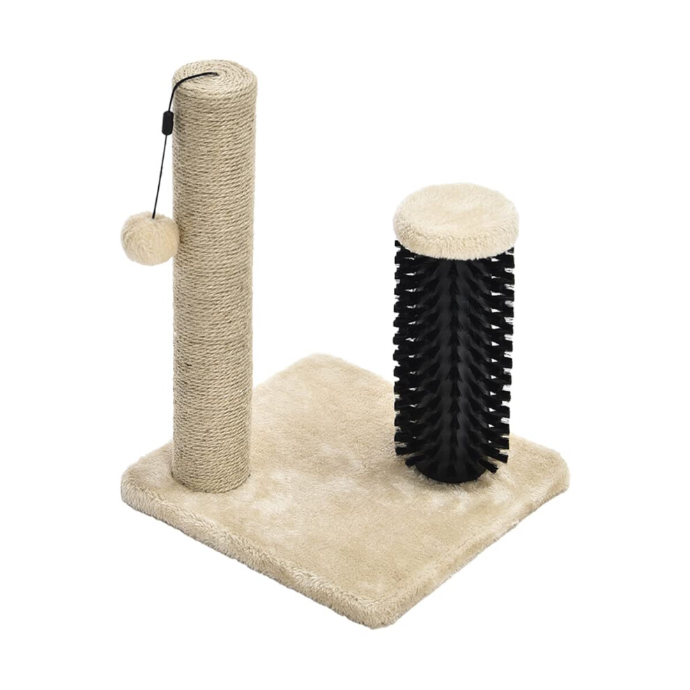 Amazon Basics cat Scratching Post with Brush  122 x 122 x 1654 Inch  B