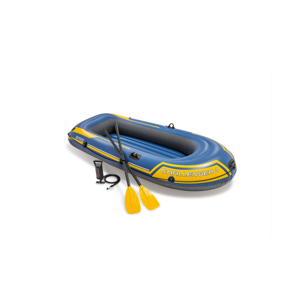 INTEX 68367EP challenger 2 Inflatable Boat Set: Includes Deluxe 48in A