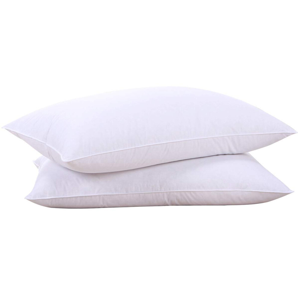 goose Feathers and Down White Pillow Inserts Bed Sleeping Hotel colle