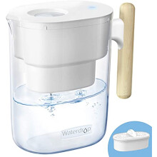 Waterdrop 200-Gallon Long-Life Chubby 10-Cup Water Filter Pitcher with
