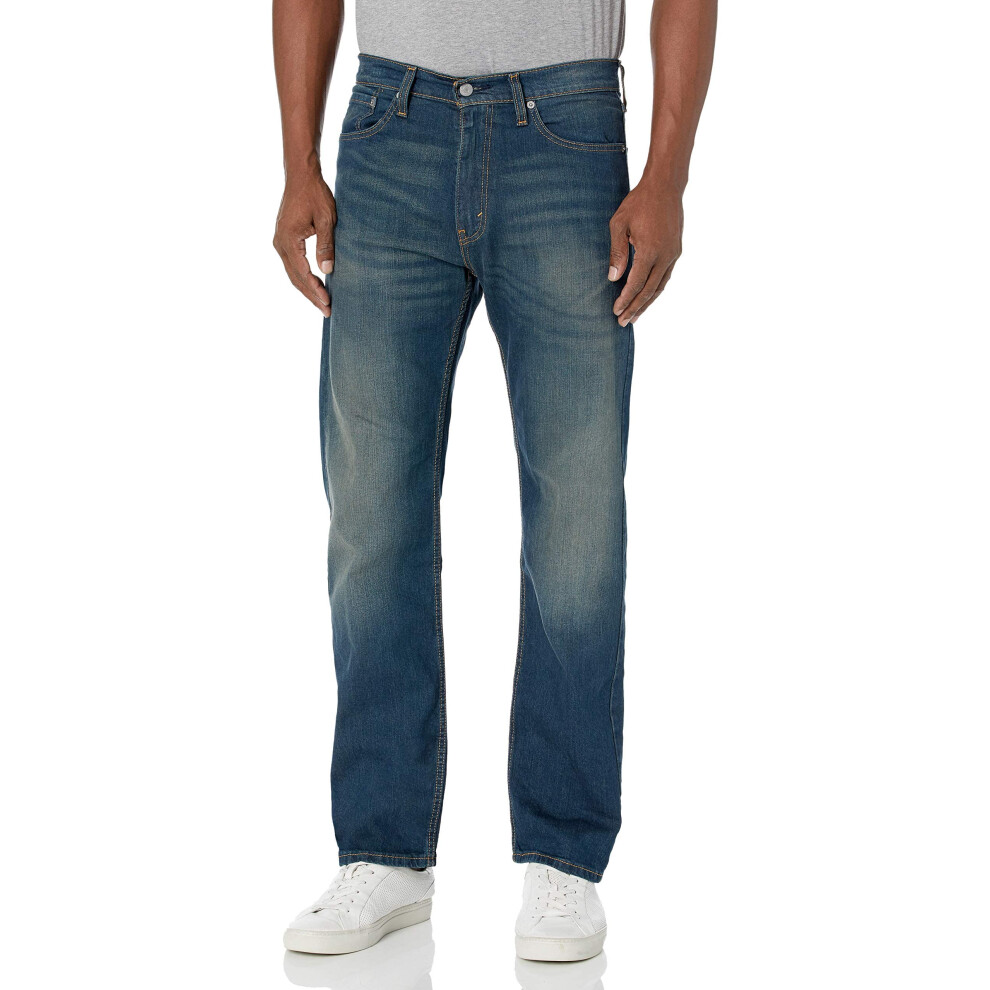 Levi's Men's 505 Regular Fit Jeans (Also Available in Big & Tall)  Cas